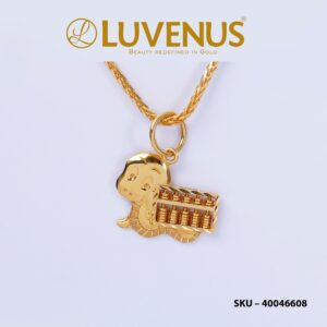 Jollibee Abacus 22 karat Gold Pendant